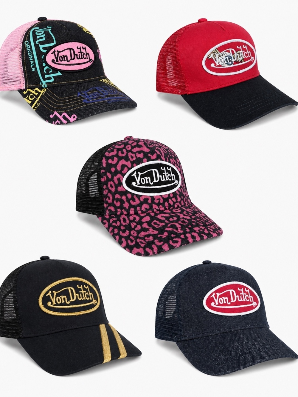 Vintage Von Dutch Snap back hats